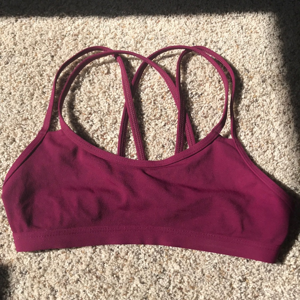 JOLYN maroon bikini top